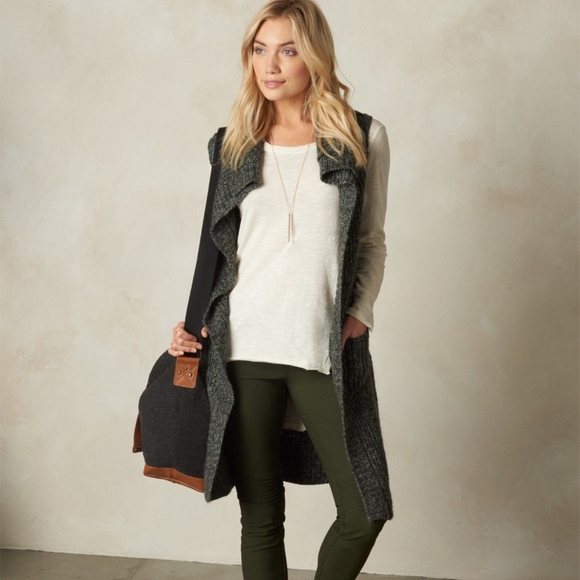 Nwt Prana Thalia Sweater Vest Cargo 